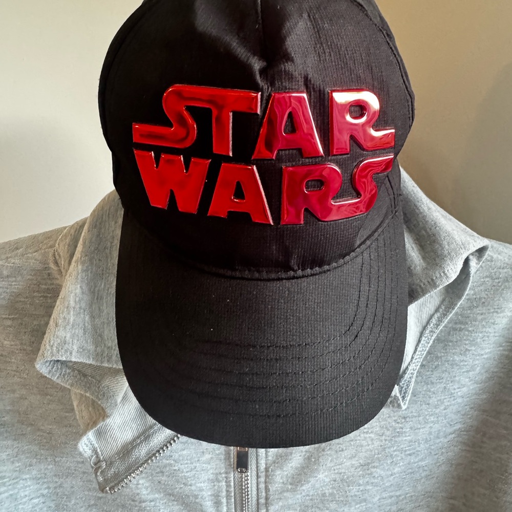 Star Wars Black Baseball Cap with Silver Buckle